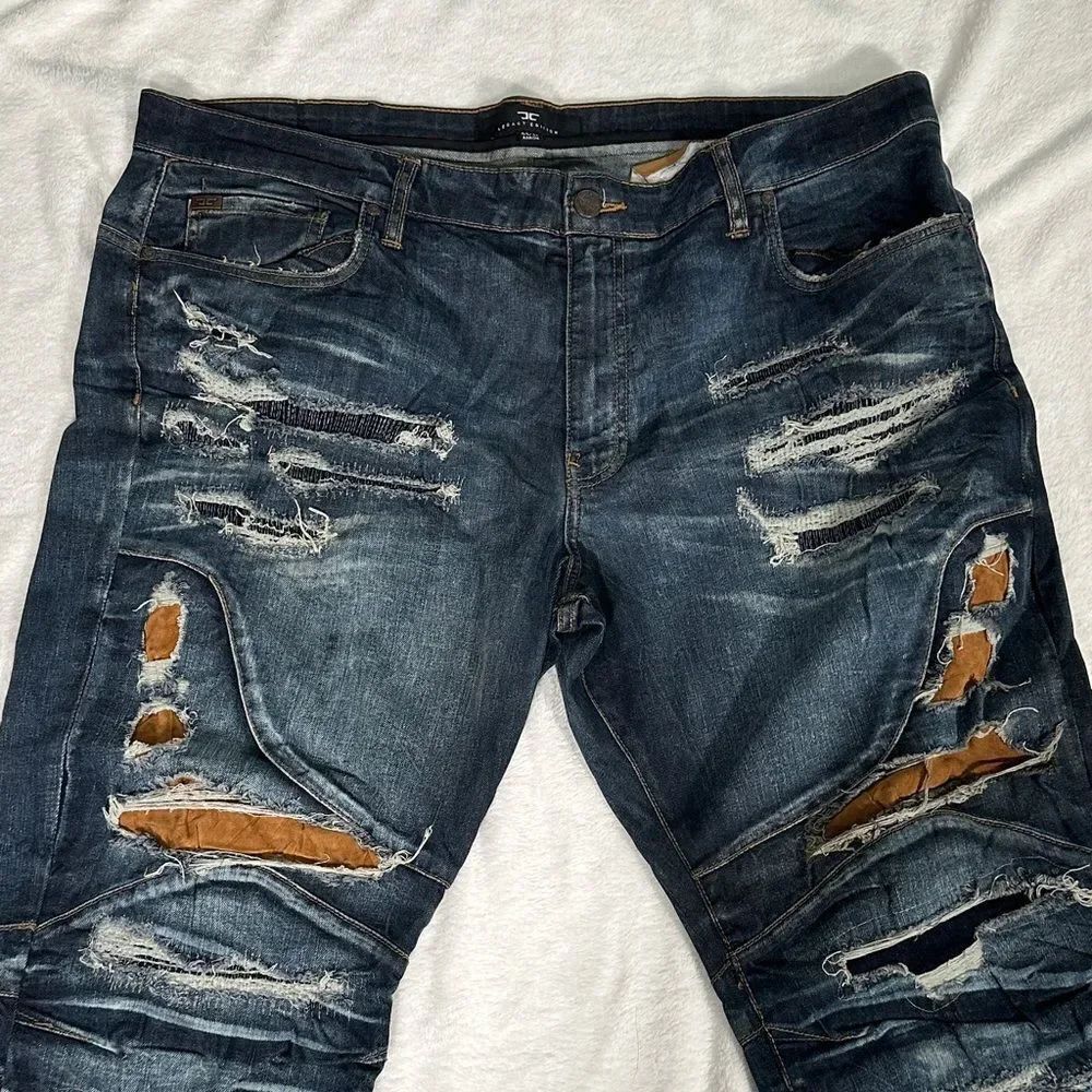 Jordan Craig Aaron Distressed Blue Jeans! Size 44